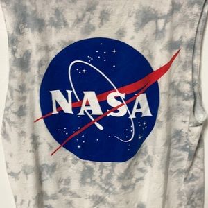 Tie-dye tank top NASA